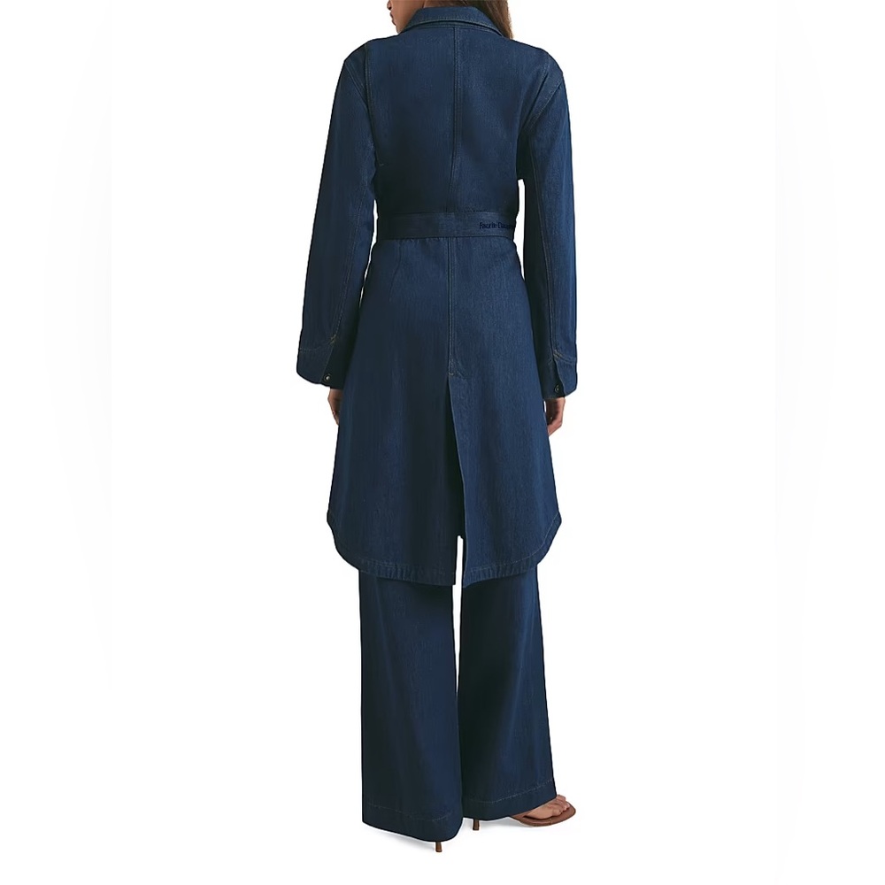 Favorite Daughter Boulevard Denim Trench Coat - Picture 8 of 11